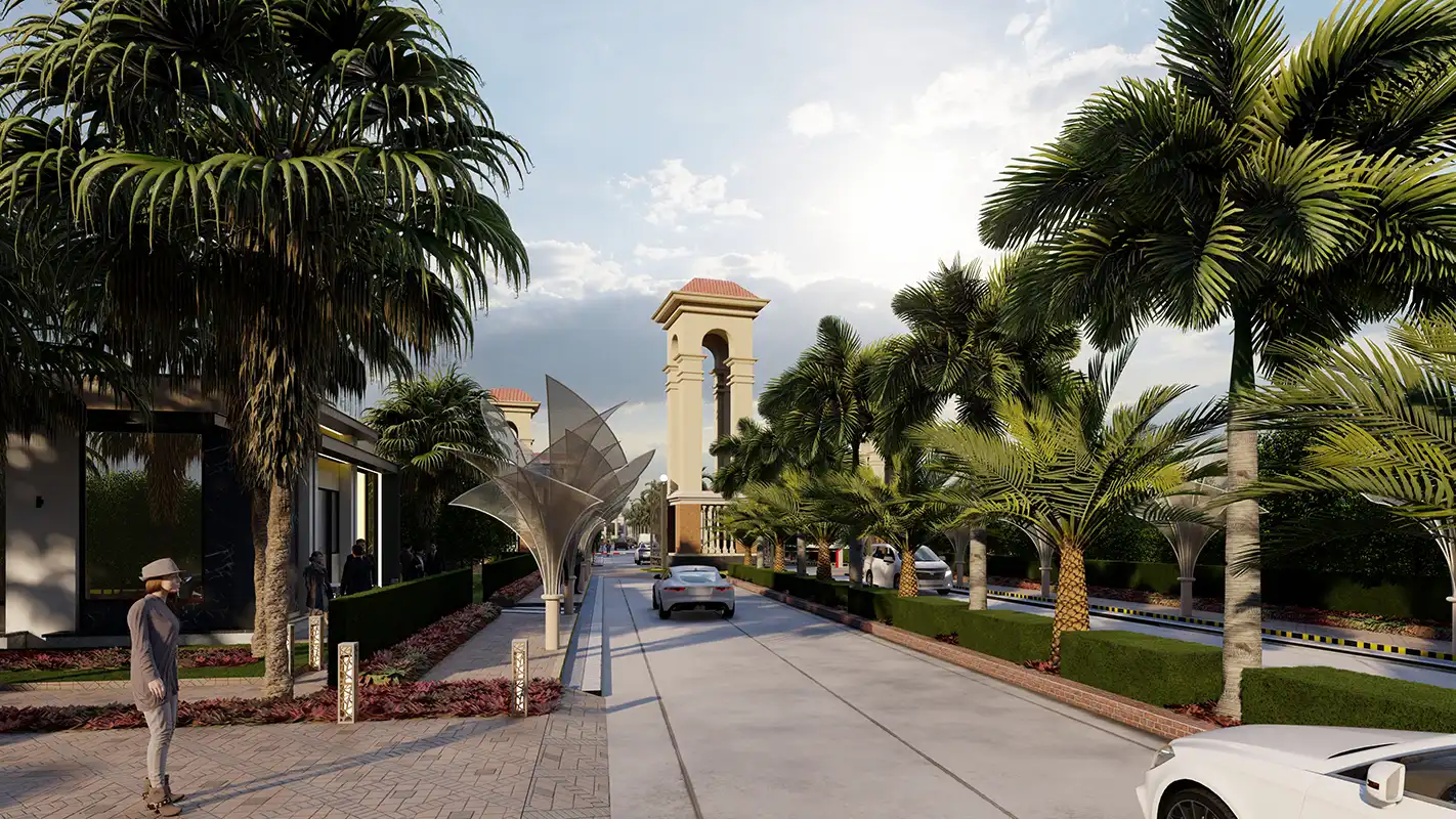 Gallery Where every arrival feels naturally grand and green.